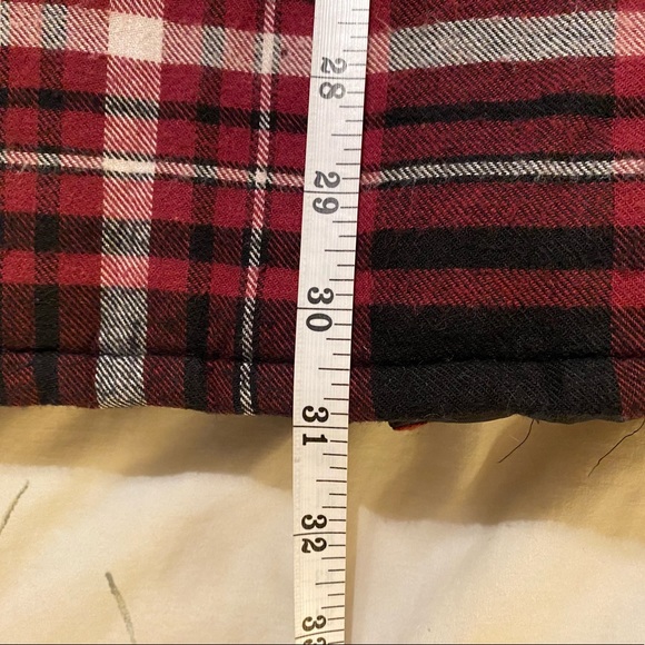 TOWNCRAFT Men’s Large Quilted Lined Flannel Shirt Jacket Shacket Plaid Chore - Picture 7 of 11